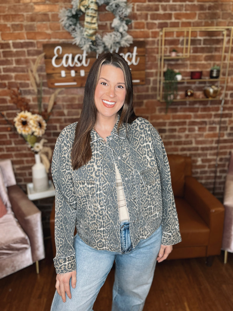 WB Leopard Jacket
