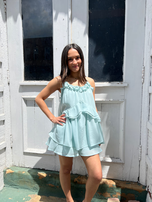 My Own Thing Flare Romper