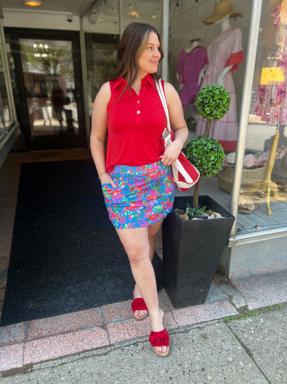Red Sun Tank Top