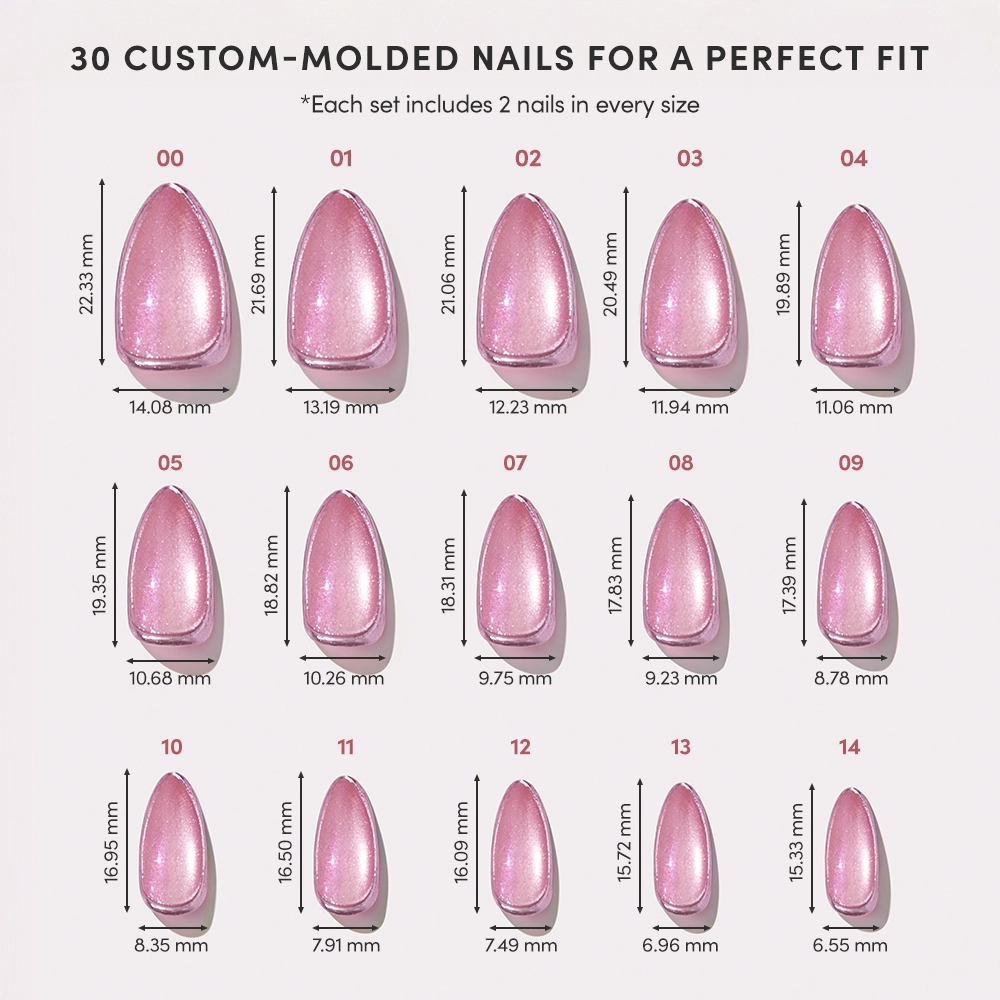 Mertini Press-On Nail Set