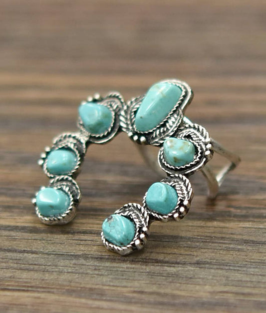 Horseshoe Turquoise Ring