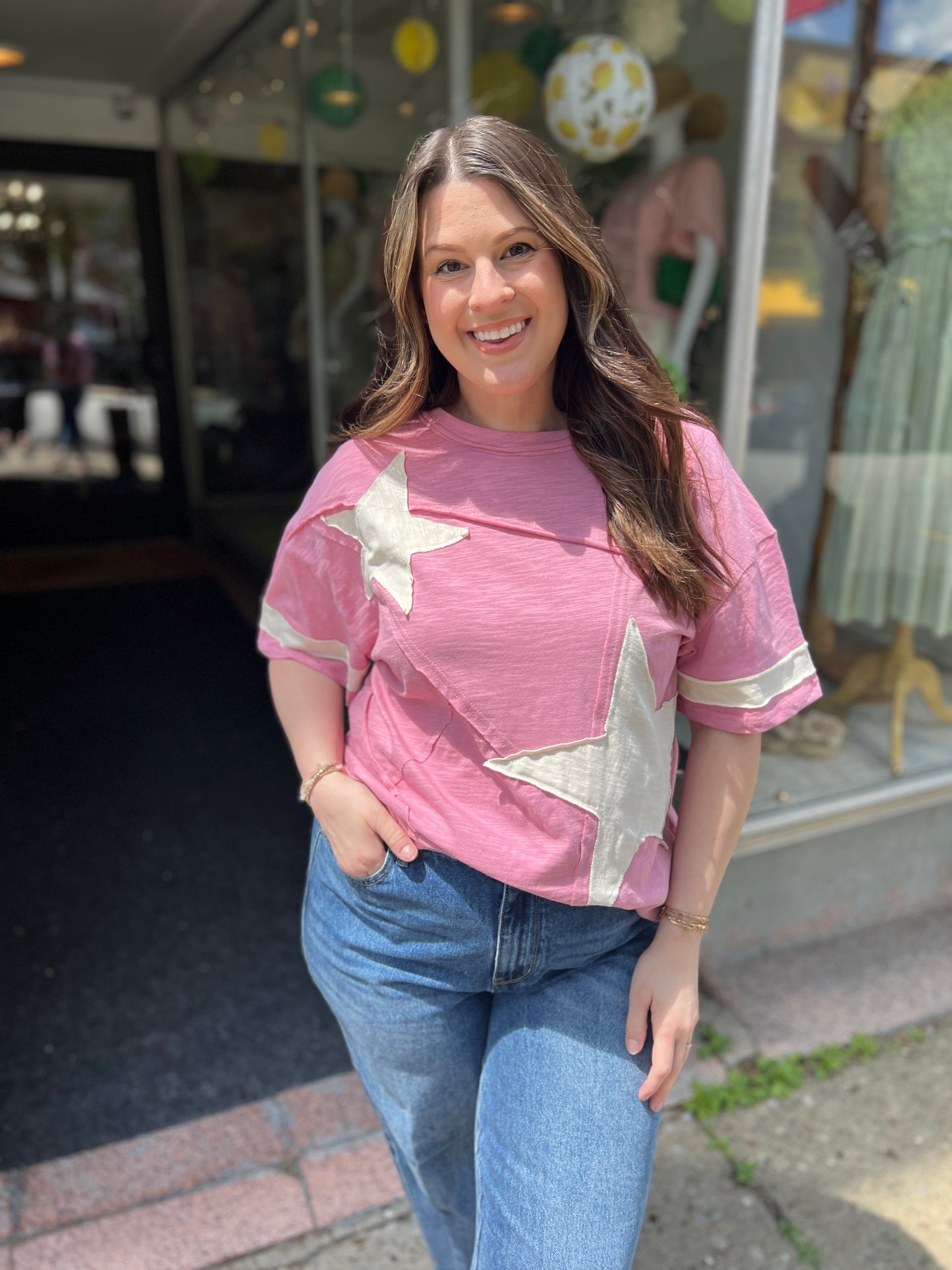 Star Burst Casual Top