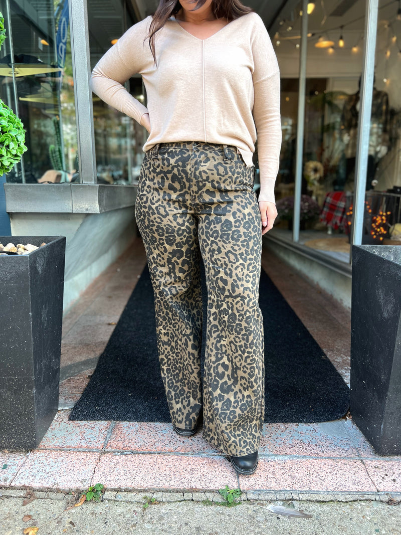 JB Leopard Print Jeans