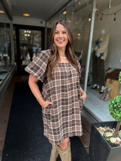 Dream In A Dream Plaid Dress