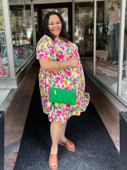 Petal Breeze Babydoll Dress
