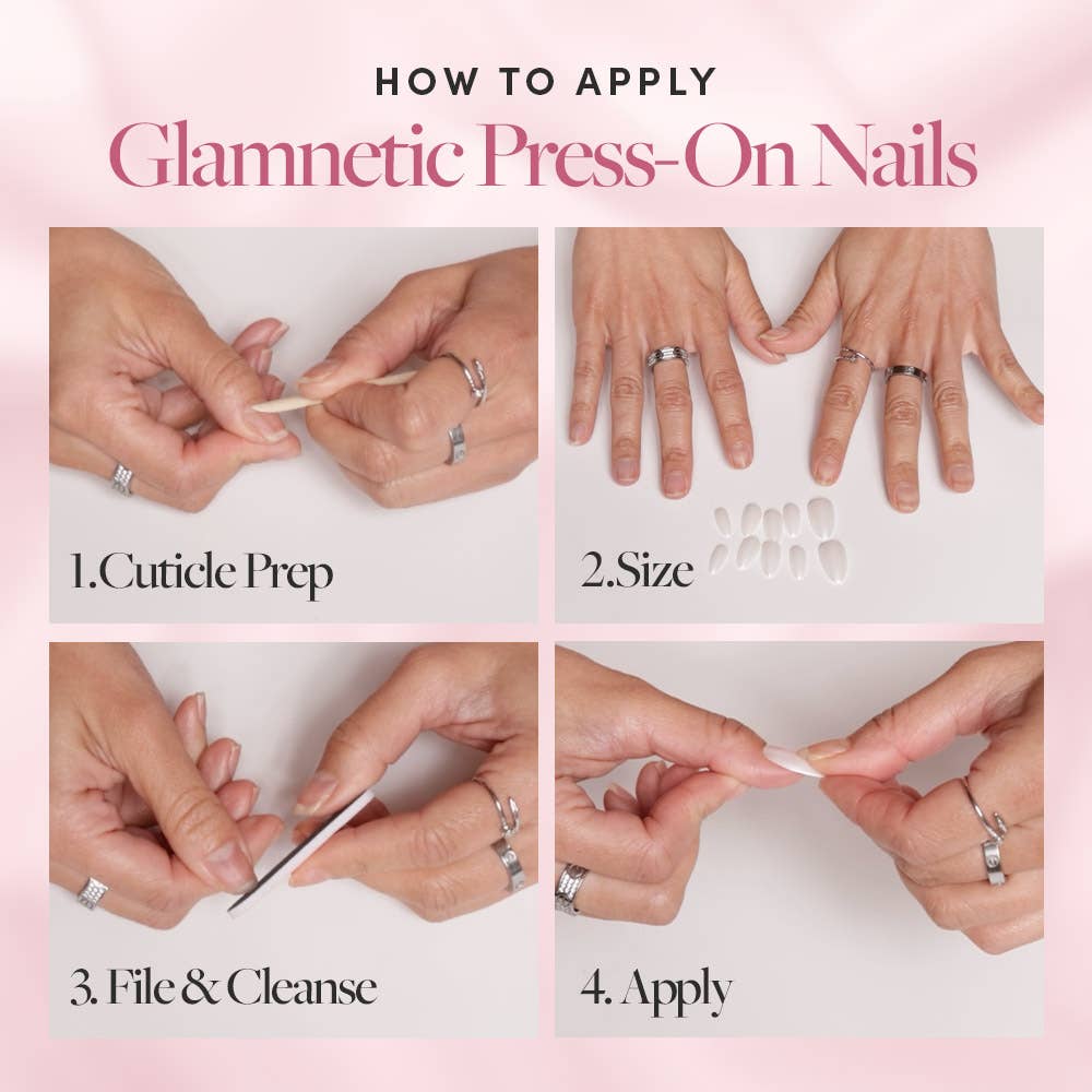 Peach Coral Press-On Nails