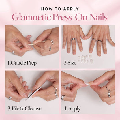 Peach Coral Press-On Nails