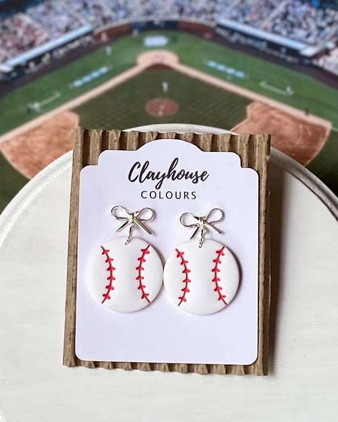 Baseball Earrings 