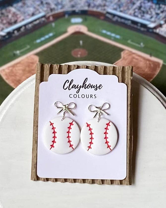 Baseball Earrings 