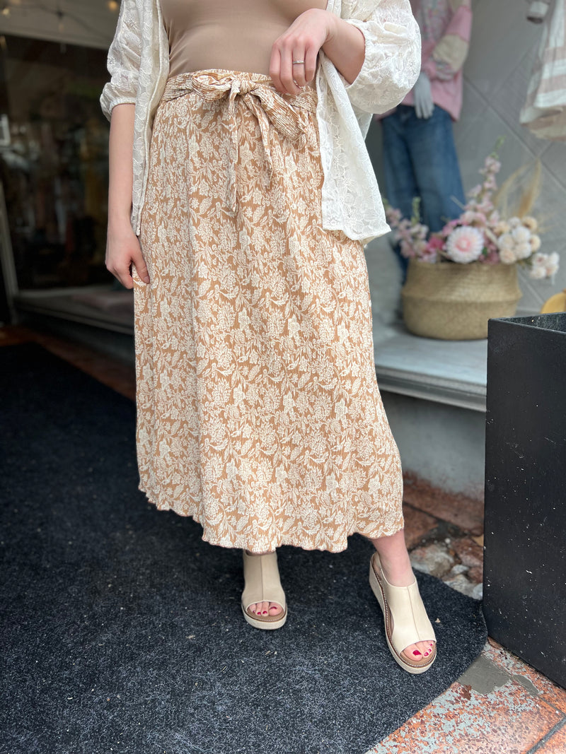 Talk To Me Maxi Skirt