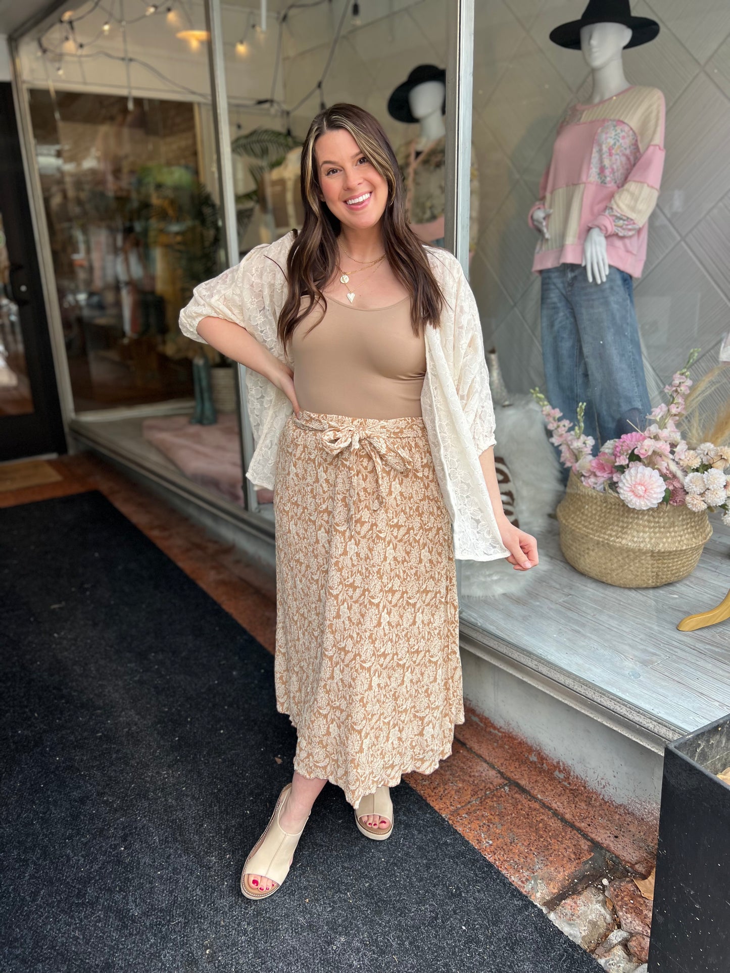 Talk To Me Maxi Skirt