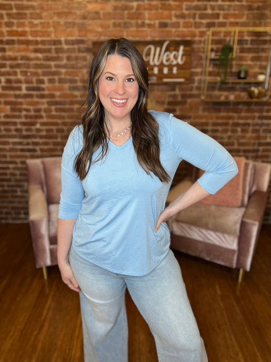 Brand New Day 3/4 Sleeve Top