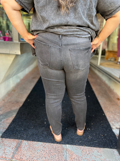 JB Black Midrise Skinnies