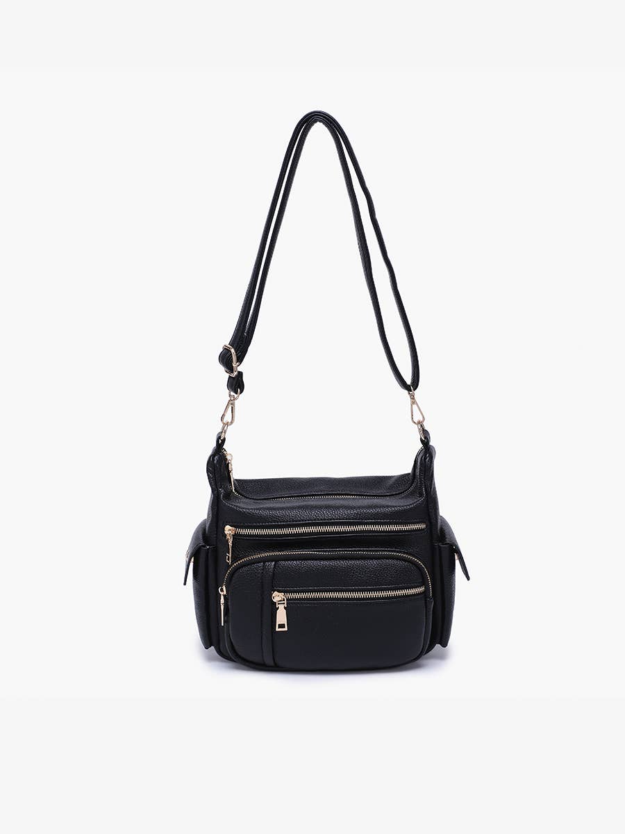Nicole Multi-Zip Crossbody Bag