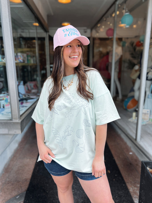 Summery Outline Tee