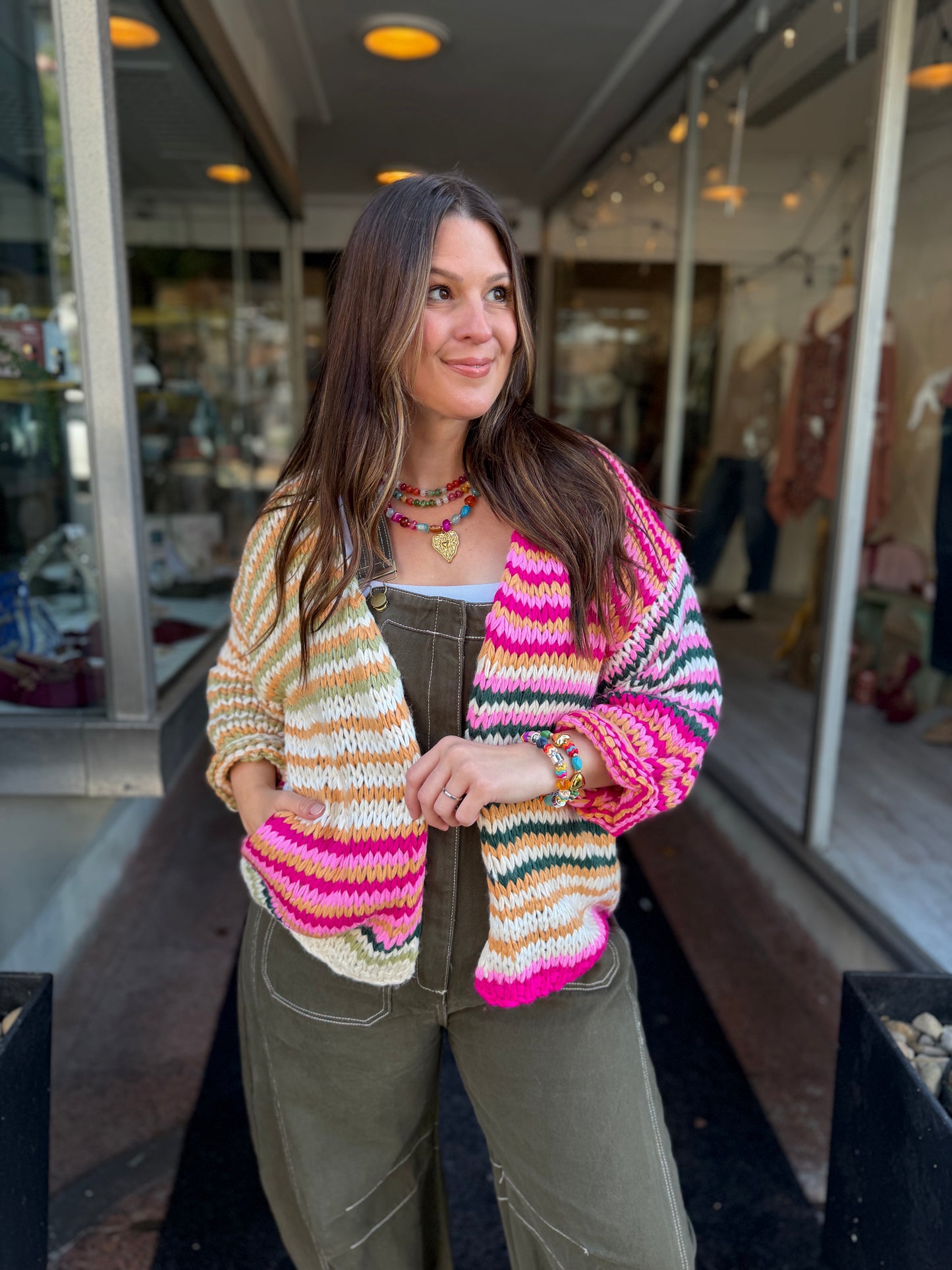 Comfy Dream Stripe Cardigan