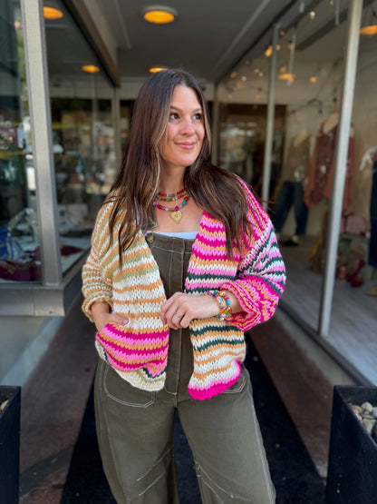 Comfy Dream Stripe Cardigan