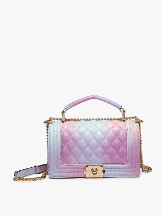 Emme Quilted Ombre Butterfly Bag