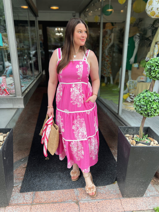 Love Me Tiered Midi Dress