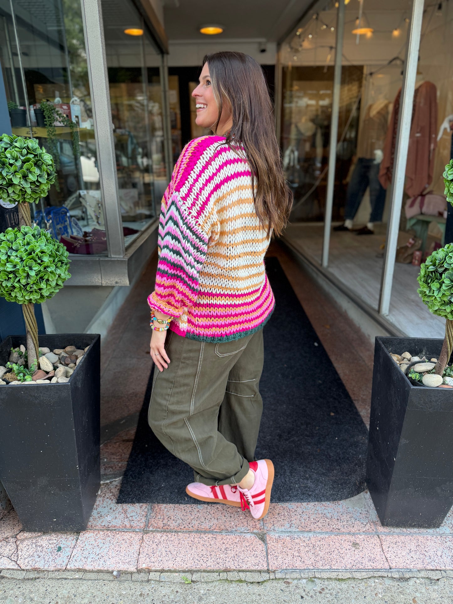 Comfy Dream Stripe Cardigan