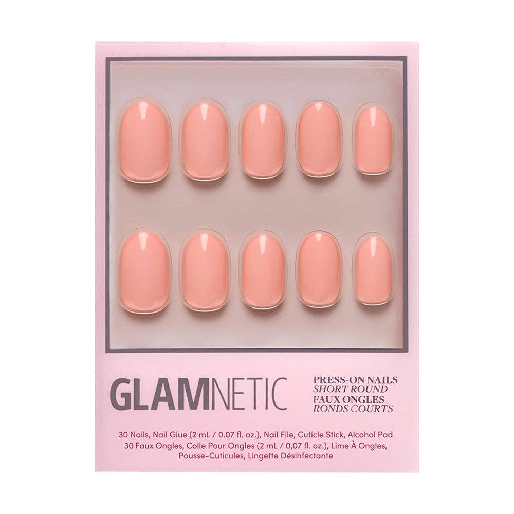 Peach Coral Press-On Nails
