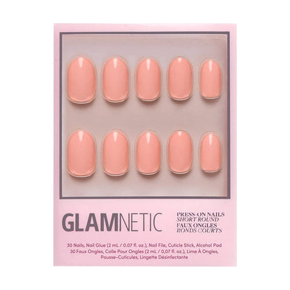 Peach Coral Press-On Nails