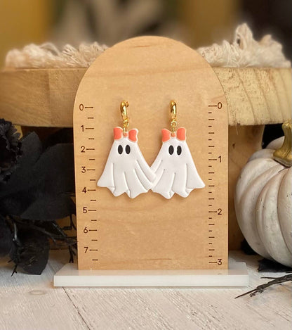 Bow Ghost Earrings