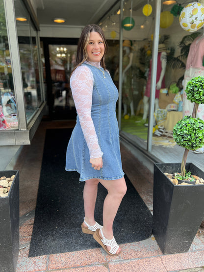 Whatever I Want Denim Dress