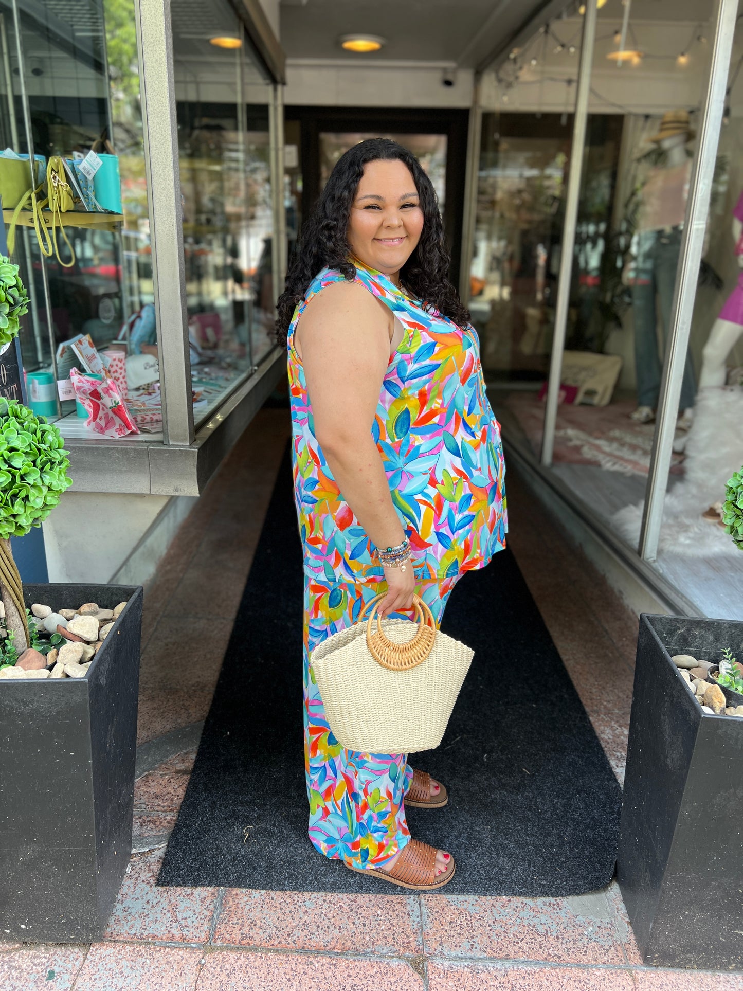 Tropical Watercolors Outfit Set