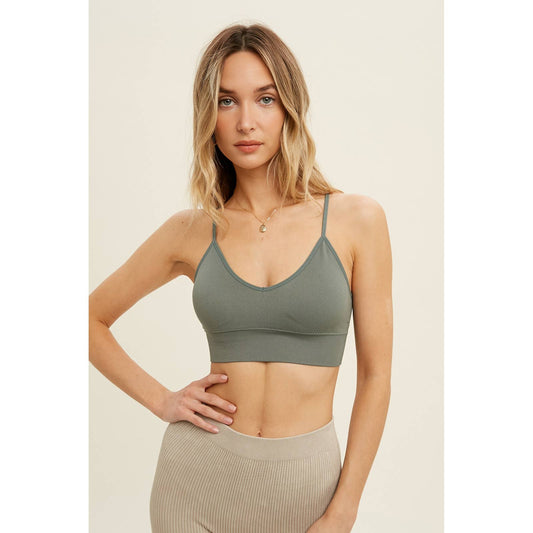Careful Ribbed Bralette