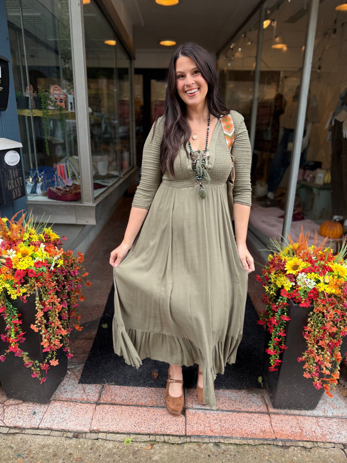 Olive You Maxi Dress