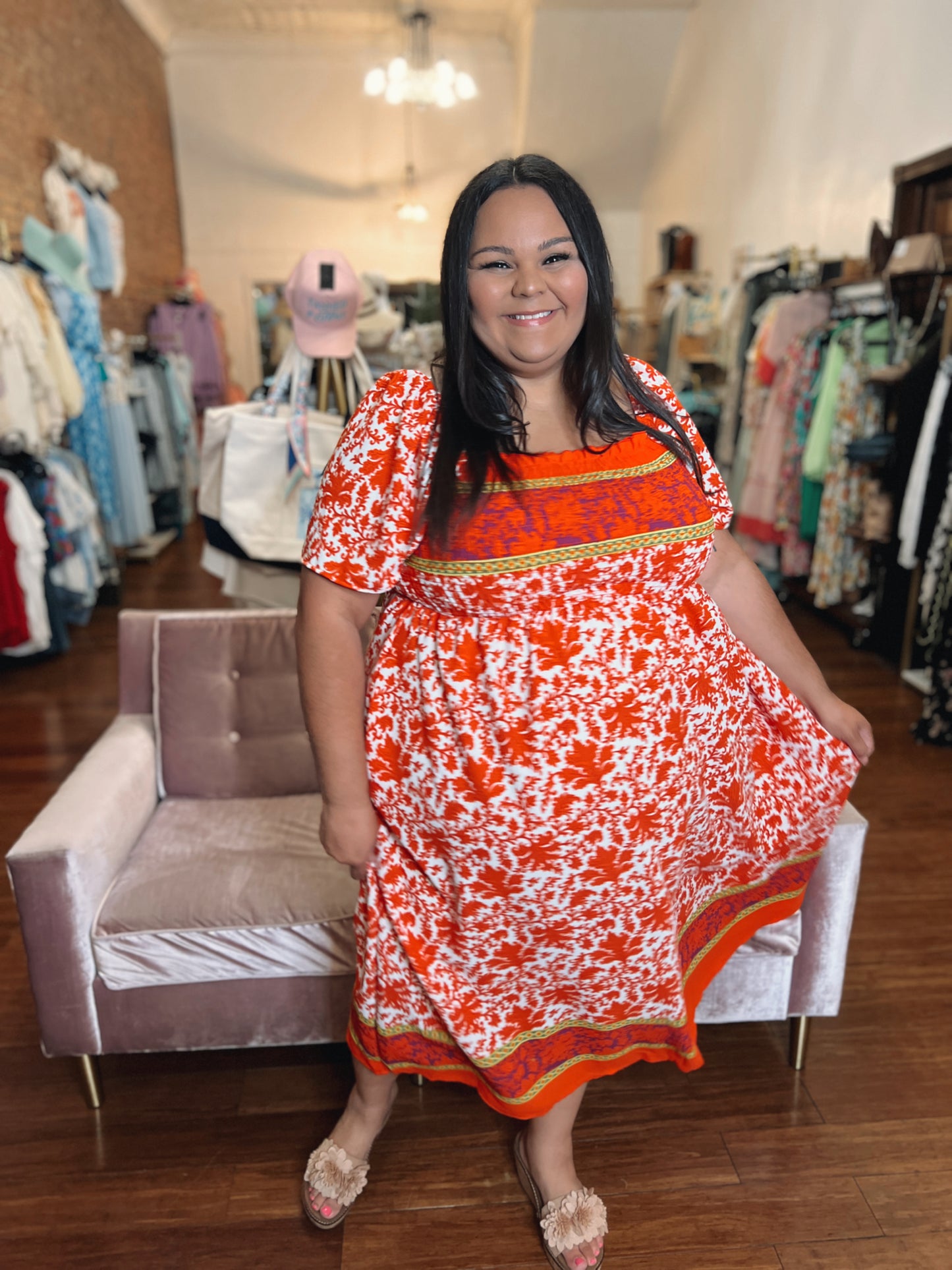 Mad Love Smocked Maxi Dress