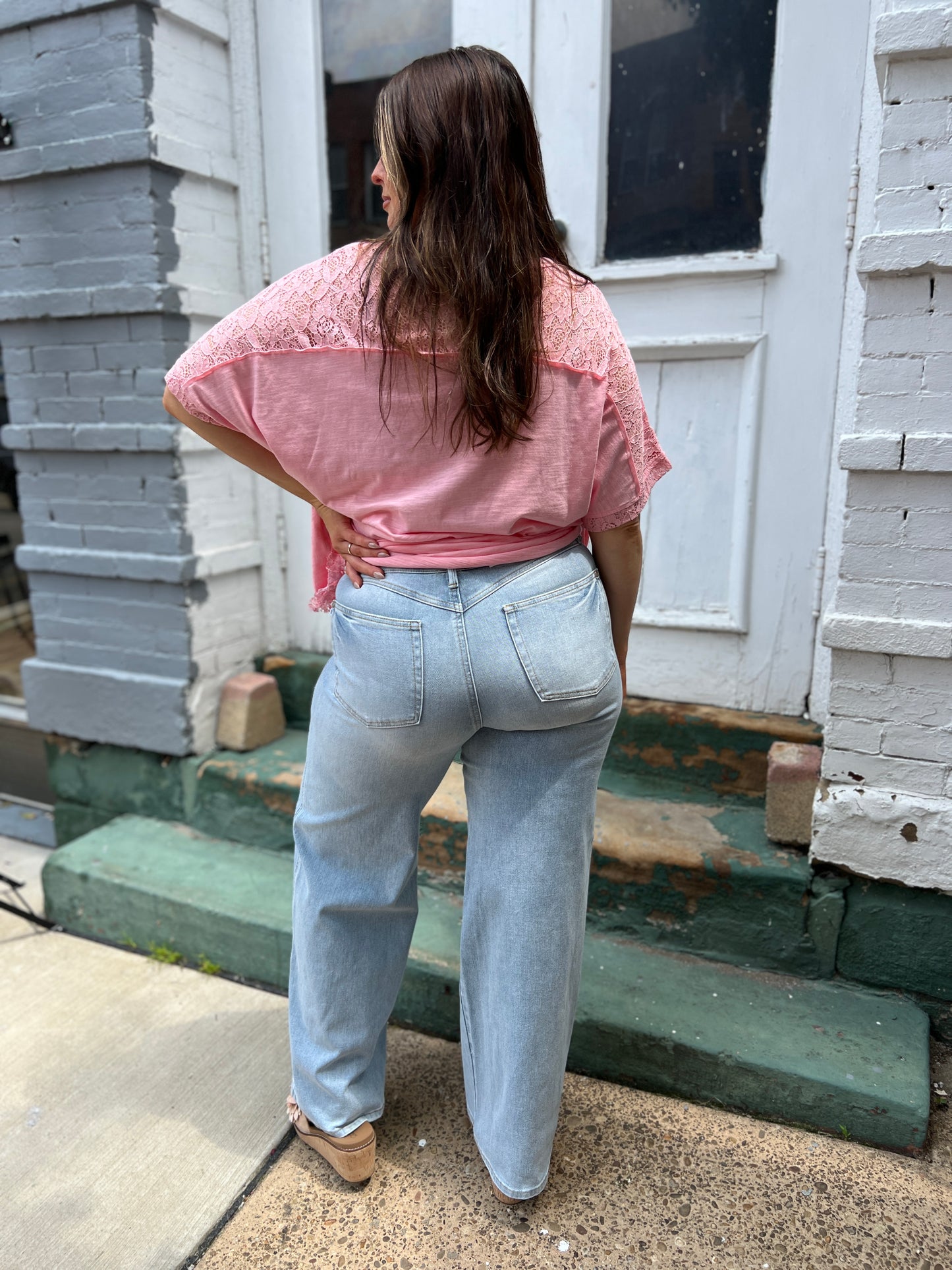 Judy Blue Retro Wide Leg Jeans