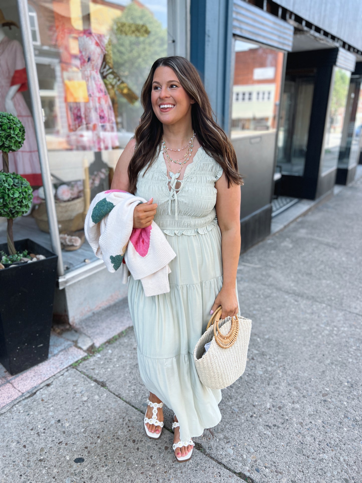 Light Breeze Midi Dress