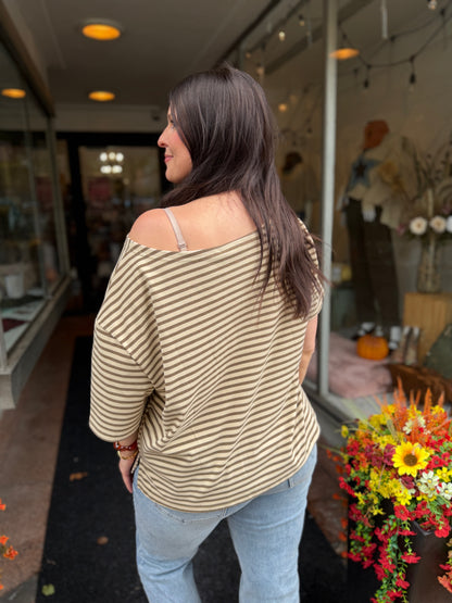 Roll With It Off-Shoulder Top