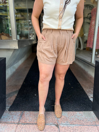 *Final Sale* In My Head Pleated Shorts
