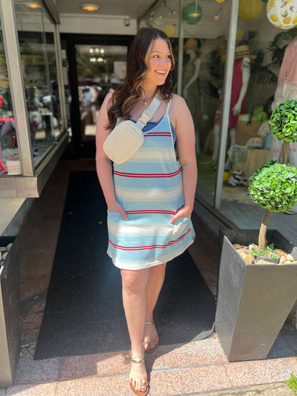 Something Blue Romper Dress