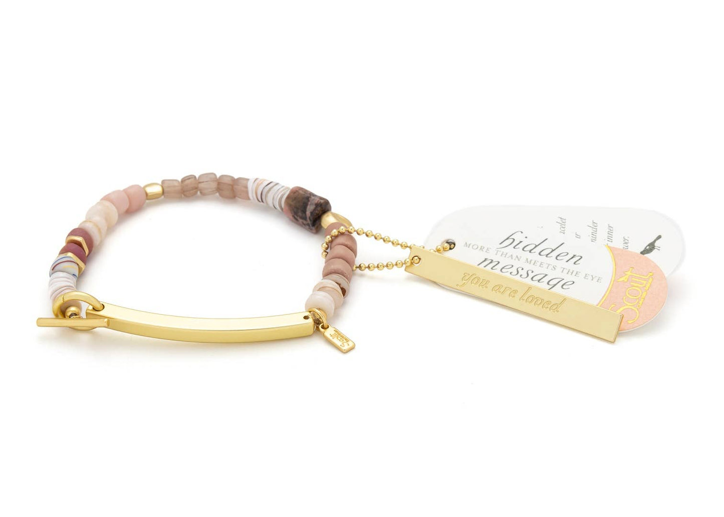 Loved Hidden Message Bracelet