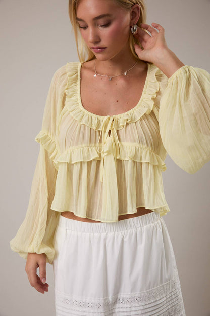 Levitating Ruffle Blouse
