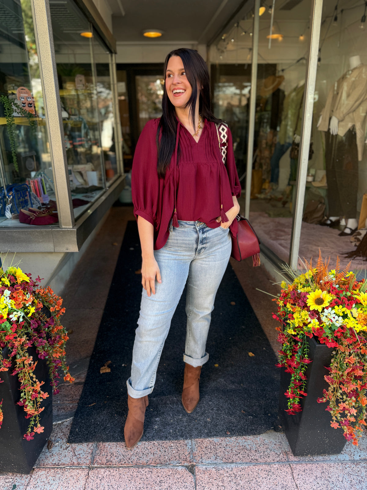 Amontillado Pintuck Blouse
