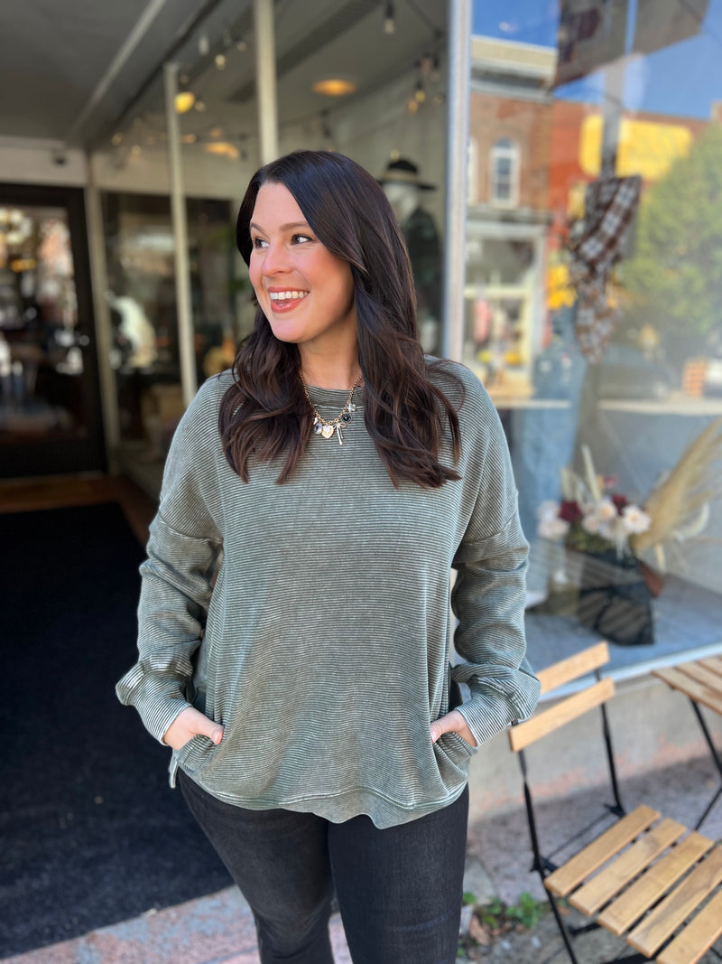 Meet Me Half Way Pullover