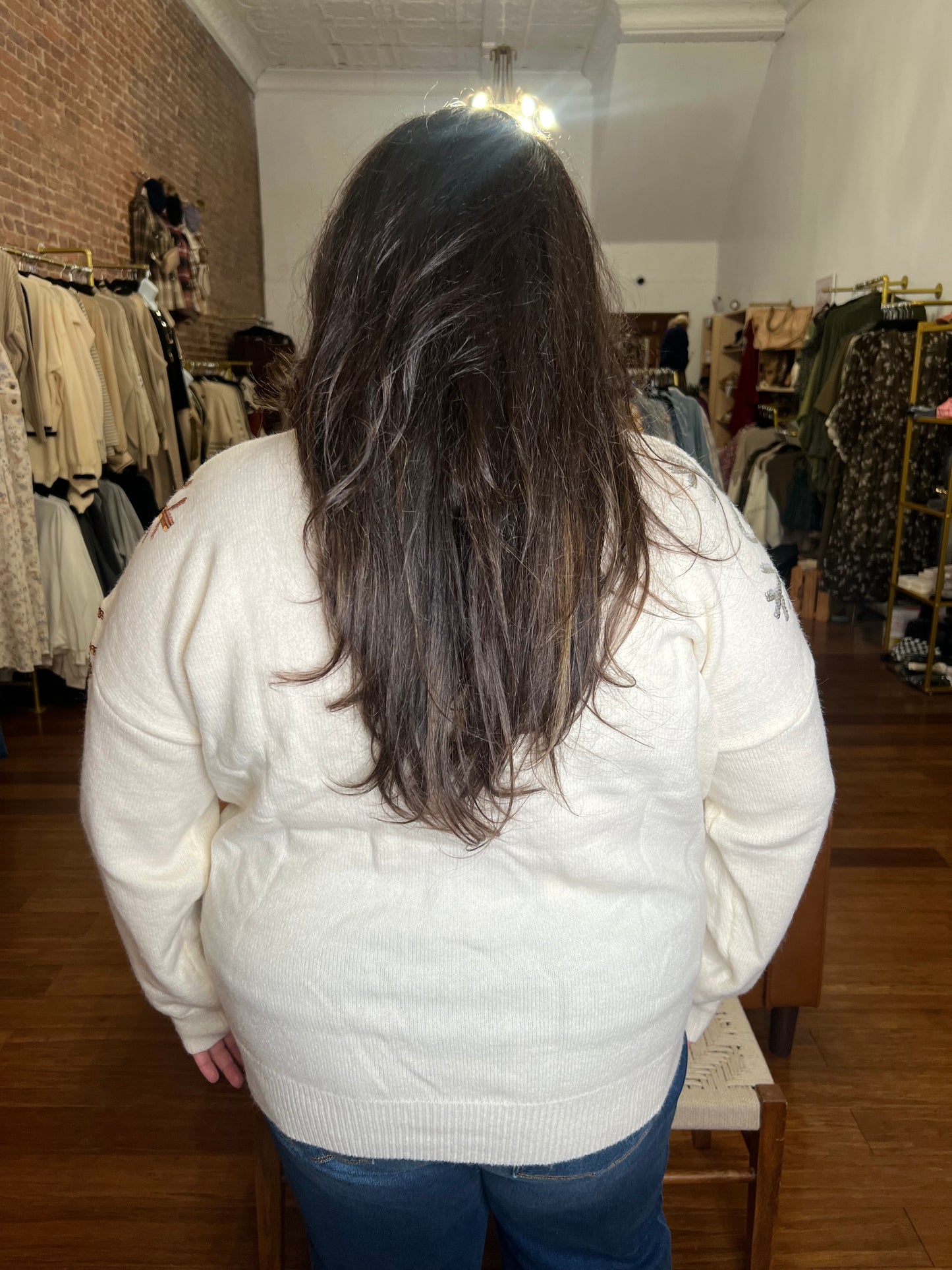 *Final Sale* Sequin Snowflake Sweater