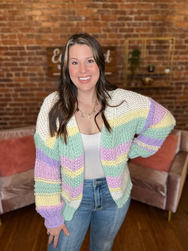 Candy Stripes Cardigan
