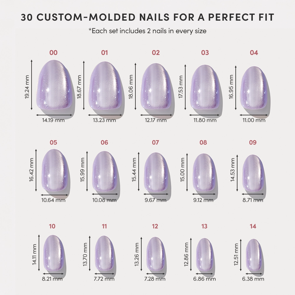 Mermaid's Tail Press-On Nails
