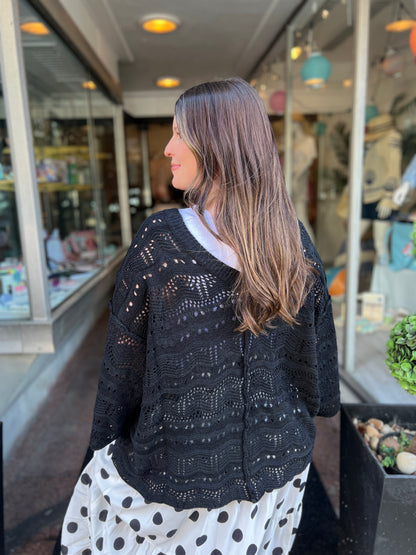 Own It Open Knit Sweater
