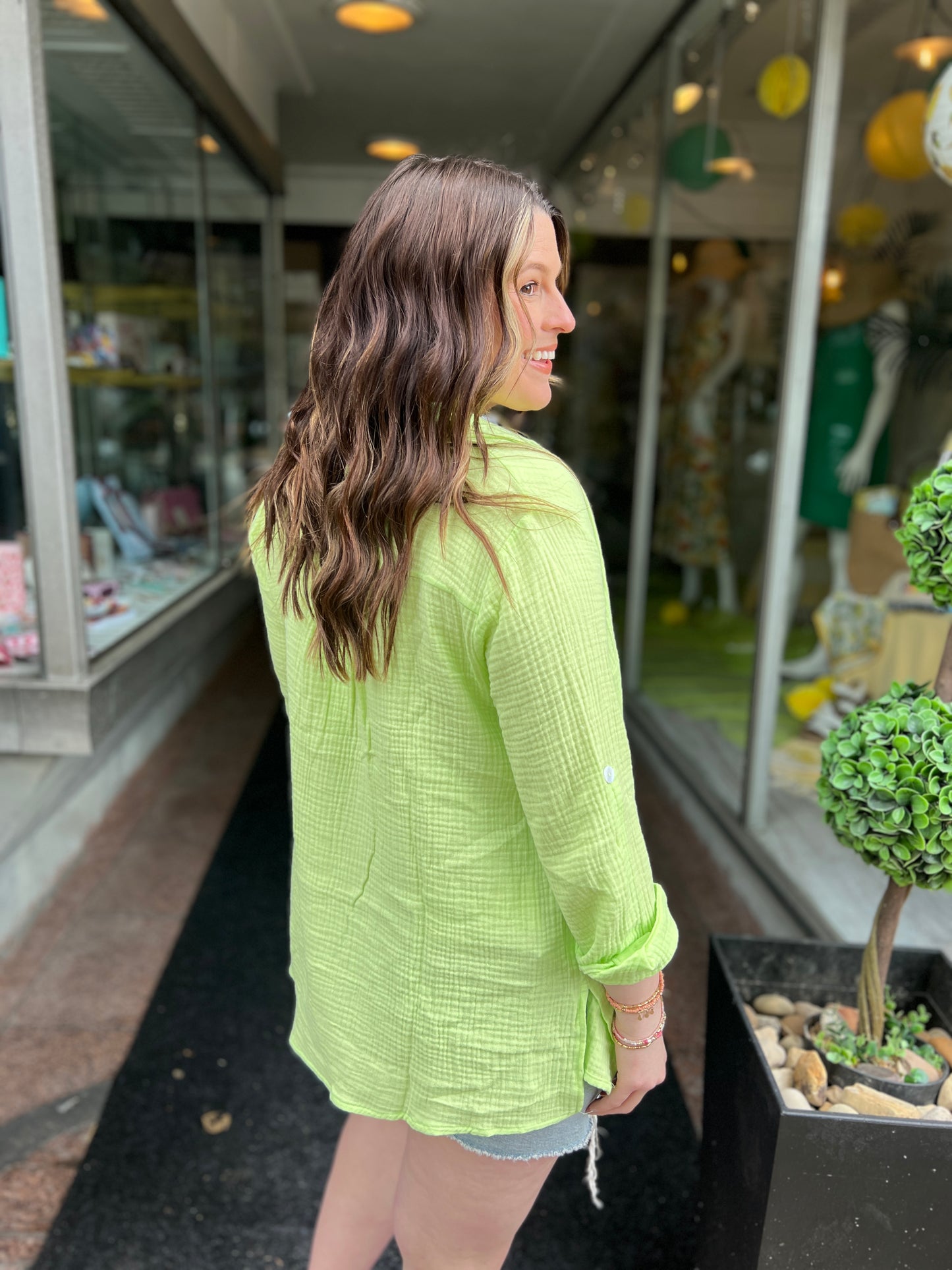 Celia Button-Up Top