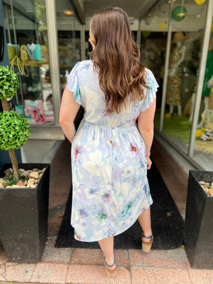 Clear Skies Midi Dress