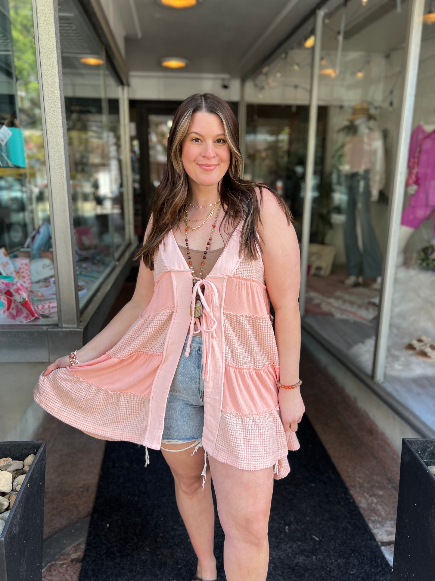 Garden Glow Tiered Dress