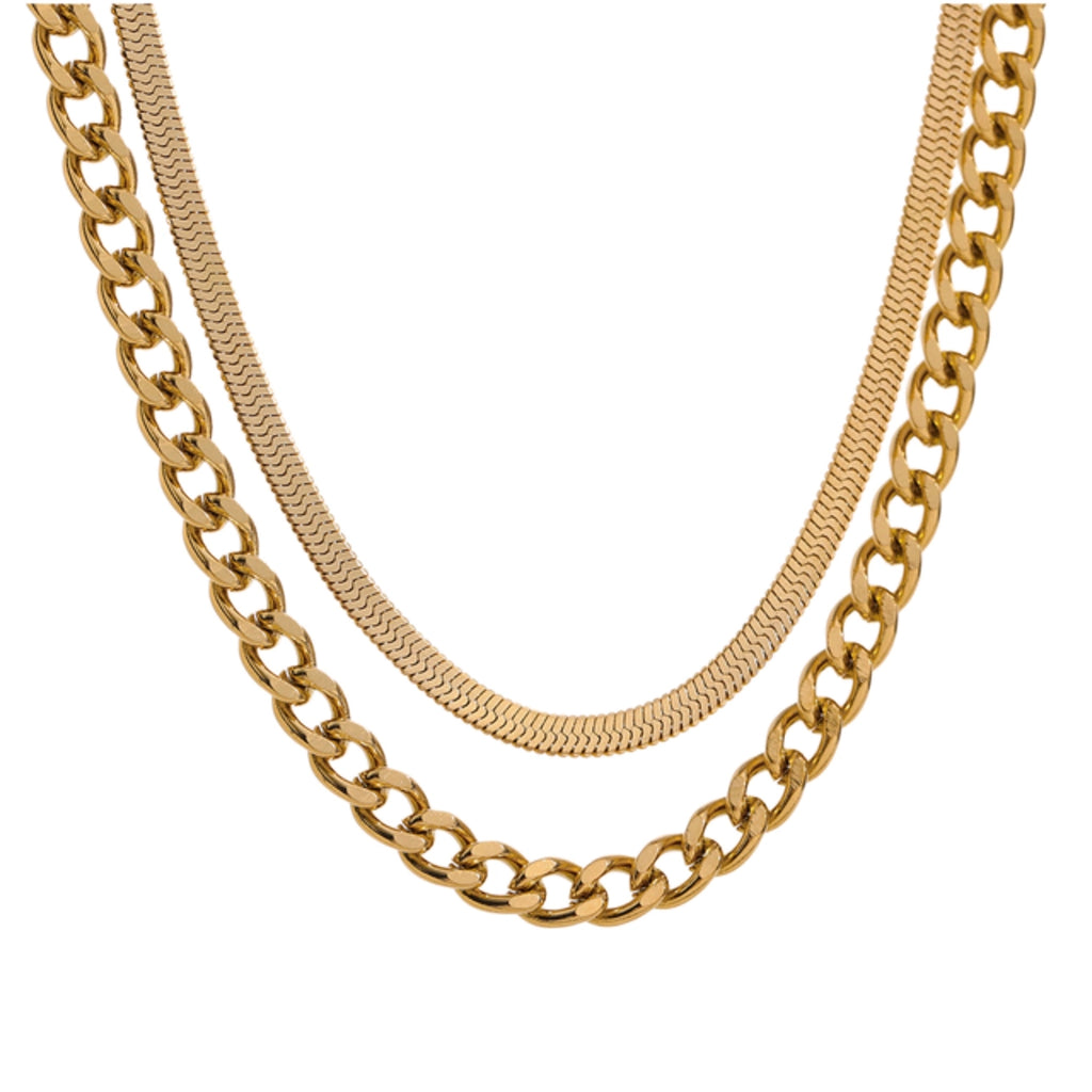 LK Two Chain Necklace