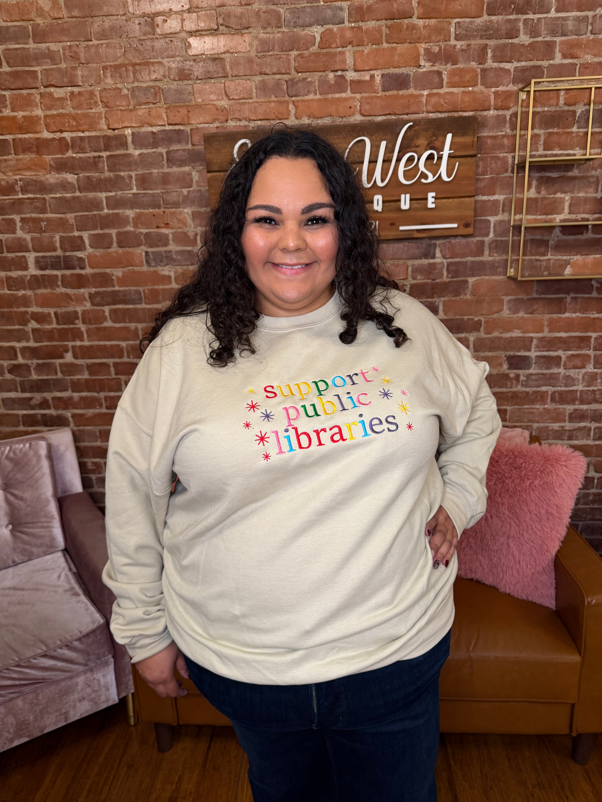 Support Public Libraries Sweatshirt